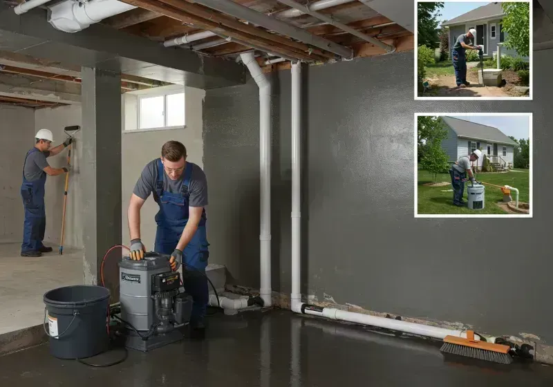 Basement Waterproofing and Flood Prevention process in Gilberts, IL